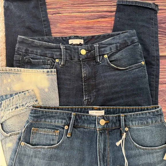 Good American Bundle Jeans and Shorts - Picture 3 of 8